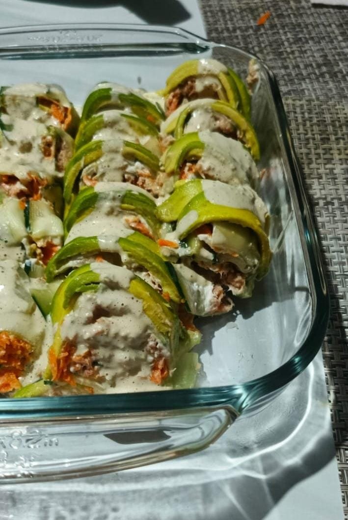 Rollo de pepino: una preparación fresca en el taller de cocina